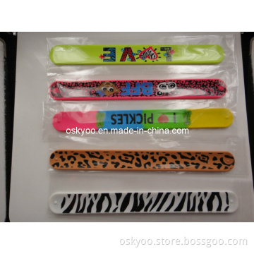 Custom Silicone Slap Bracelets Wristbands